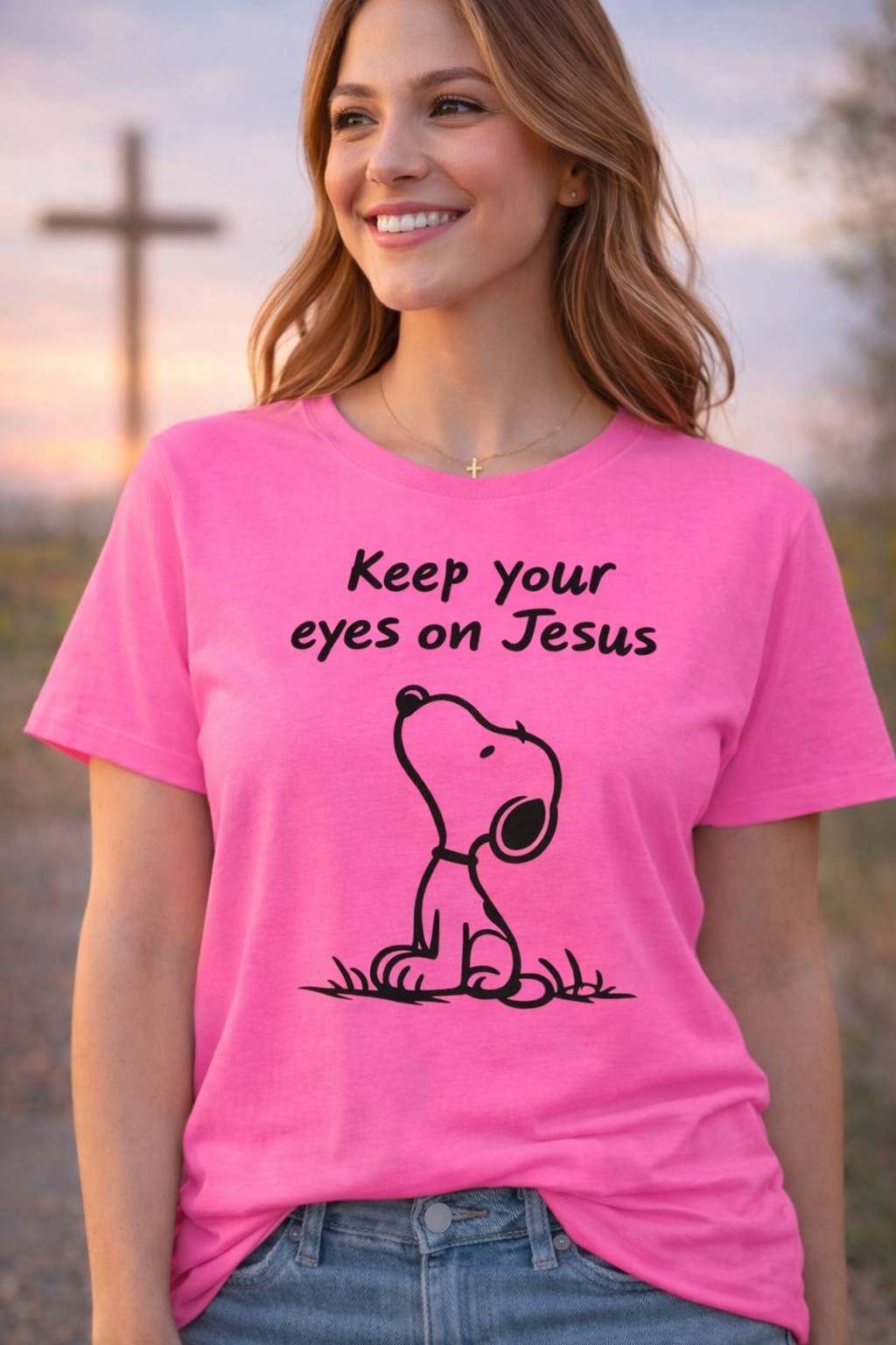 Cody Bret's "Keep your eyes on Jesus" T- Shirt